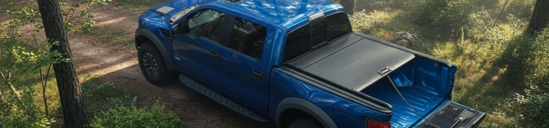 Capac de tonneau retractabil manual din aluminiu dur