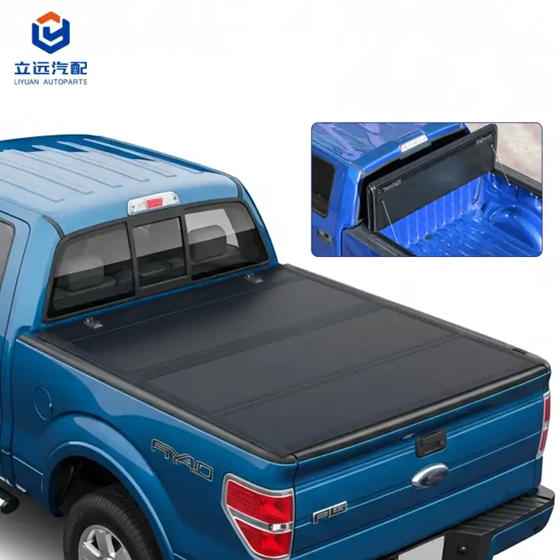 Capac de tonneau dur cu pliere cu patru orificii cu profil redus pentru Ford