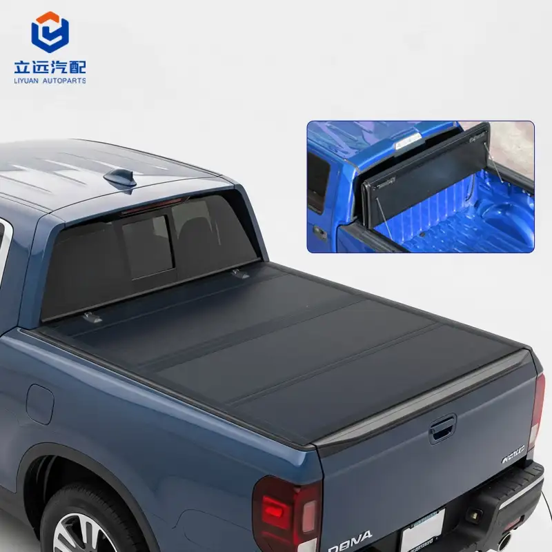 Capac de tonneau dur, cu profil redus, cu pliere cu patru orificii pentru Honda