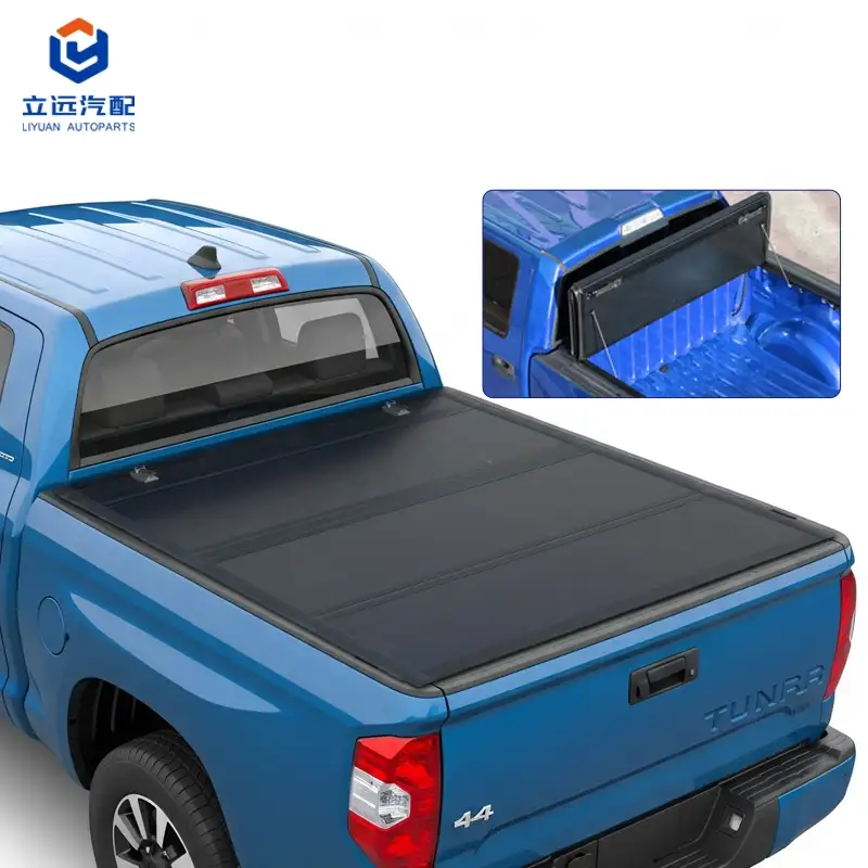 Capac de tonneau dur, cu profil redus, cu pliere cu patru orificii pentru Toyota