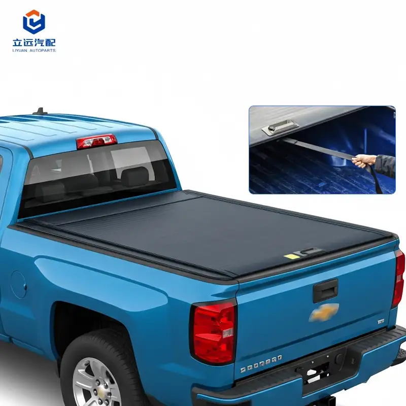 Capac de tonaj manual din aluminiu dur retractabil pentru Chevrolet Dodge