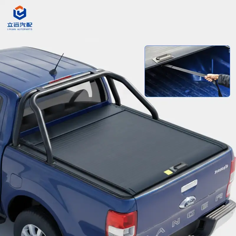 Capac de tonaj manual din aluminiu dur retractabil pentru Ford Jeep