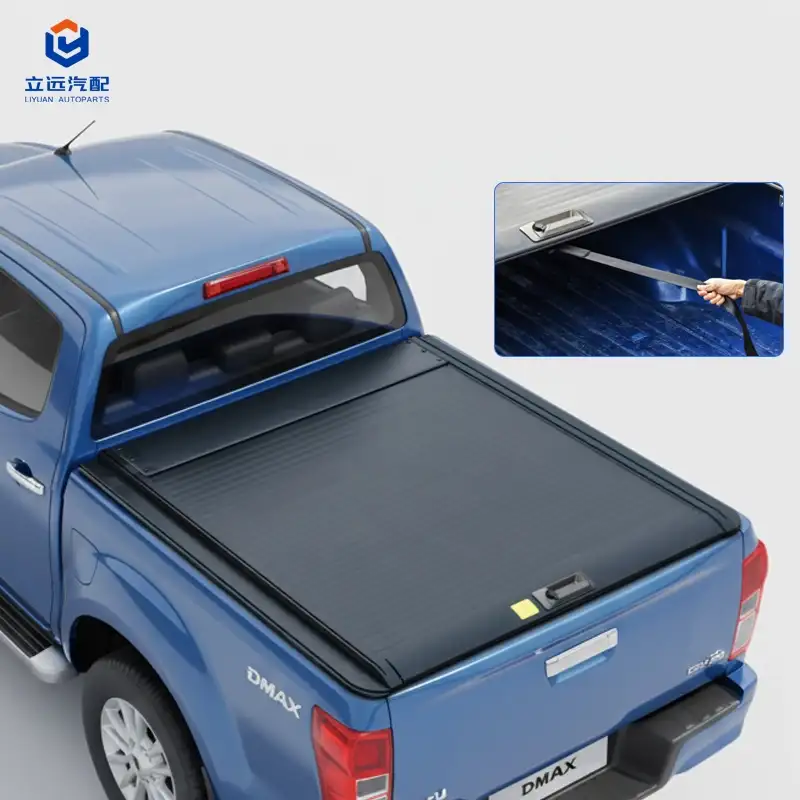 Capac de tonaj retractabil manual din aluminiu dur pentru Isuzu