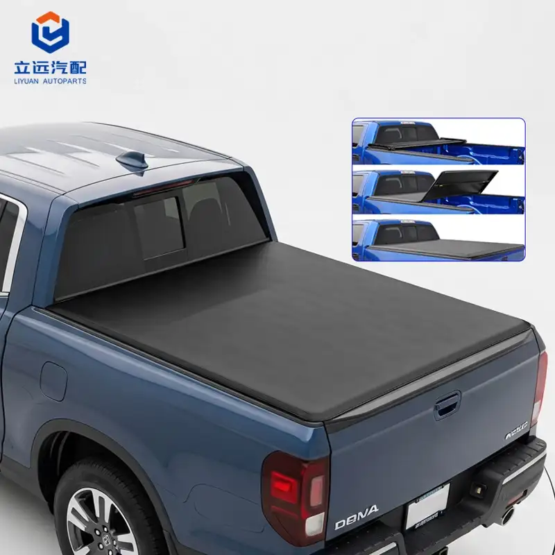 Capac de tonaj cu trei pliuri din vinil moale pentru Honda Jeep